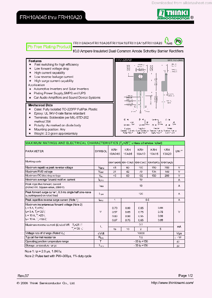 KRH10A20_8969024.PDF Datasheet
