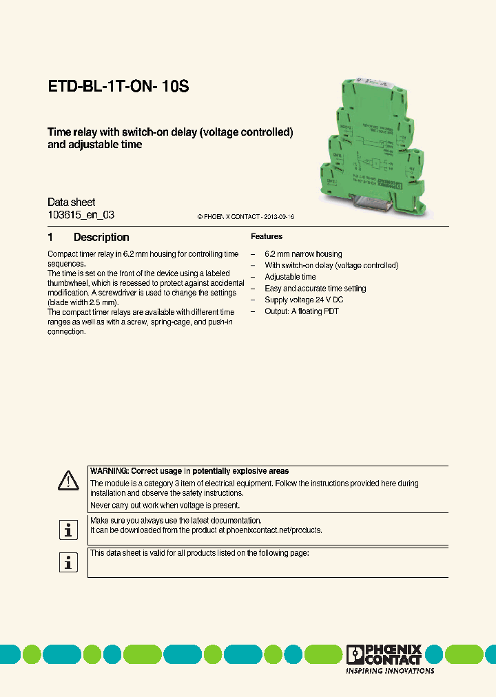 ETD-BL-1T-ON-30MIN-SP_8969325.PDF Datasheet