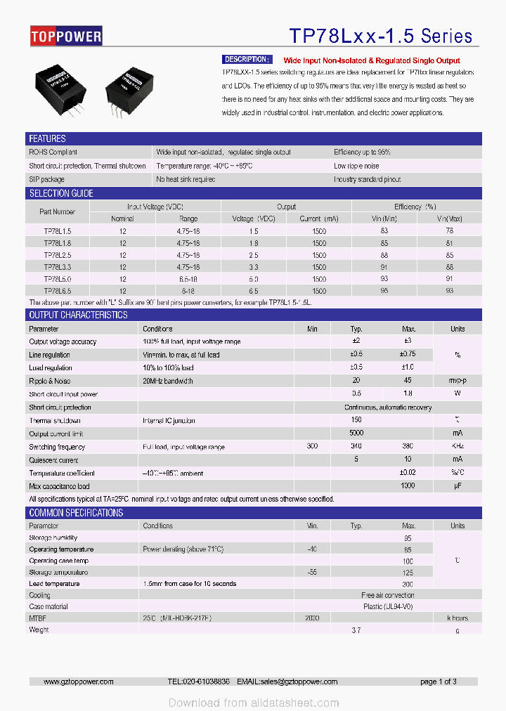 TP78L15_8969424.PDF Datasheet