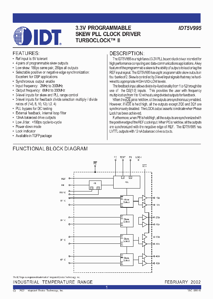 IDT5V995PFI8_8970111.PDF Datasheet