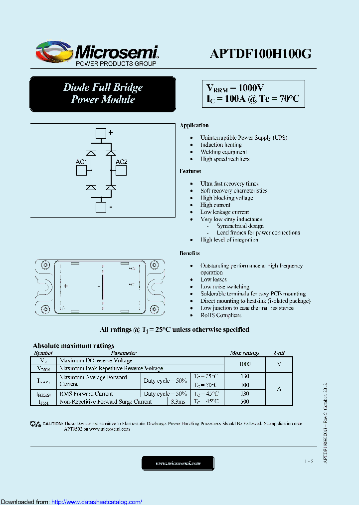 APTDF100H100G_8970315.PDF Datasheet