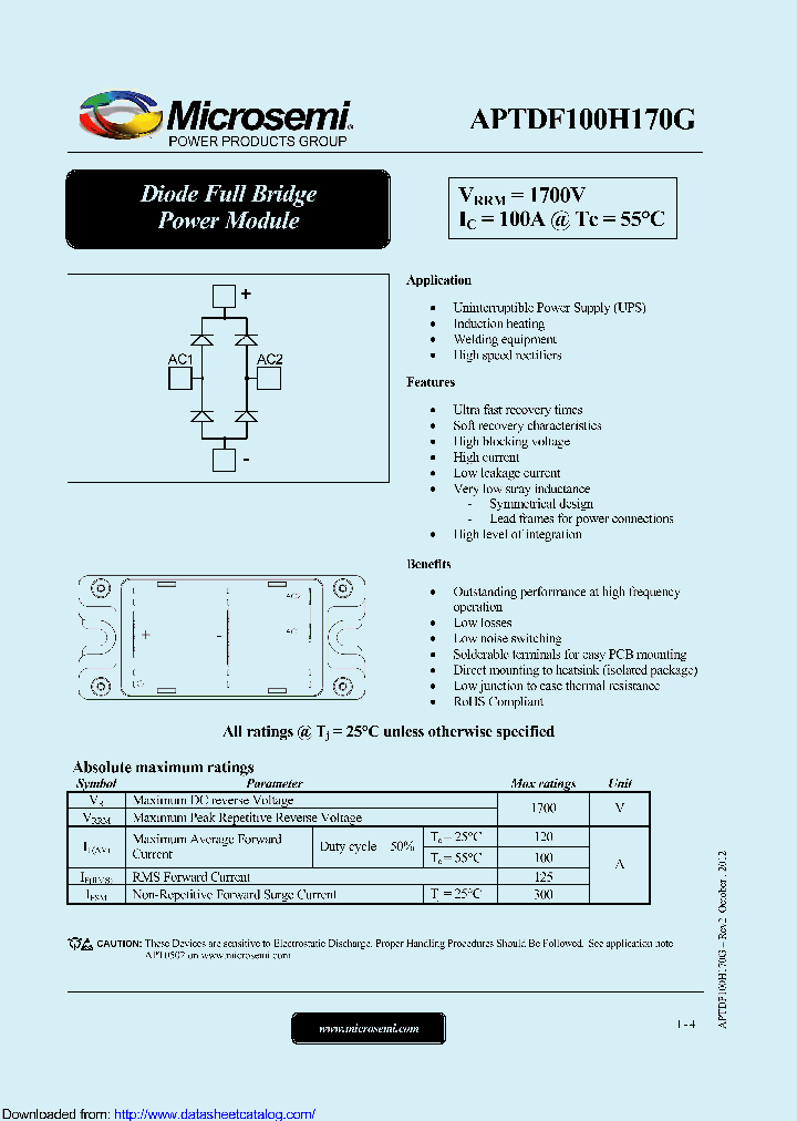 APTDF100H170G_8970316.PDF Datasheet