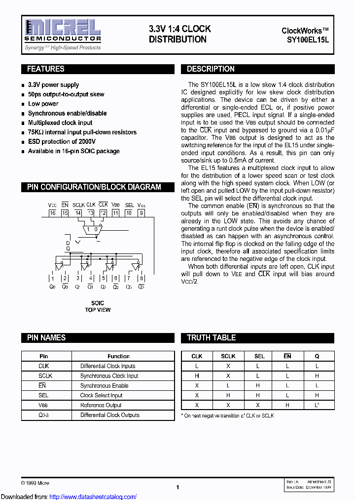 SY100EL15LZG-TR_8970334.PDF Datasheet