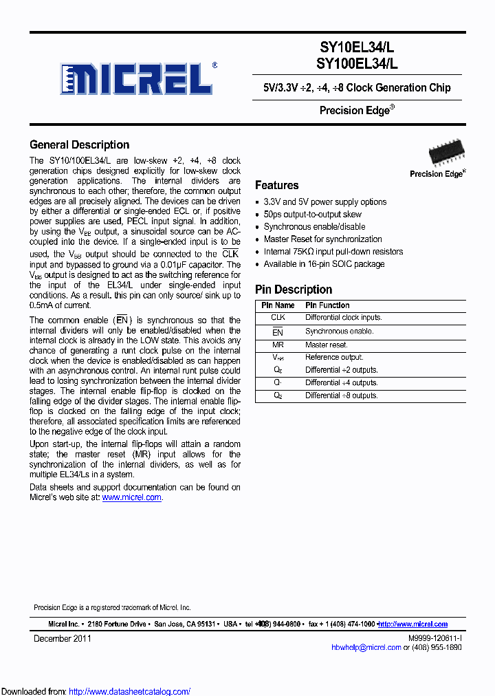 SY100EL34LZG_8970337.PDF Datasheet