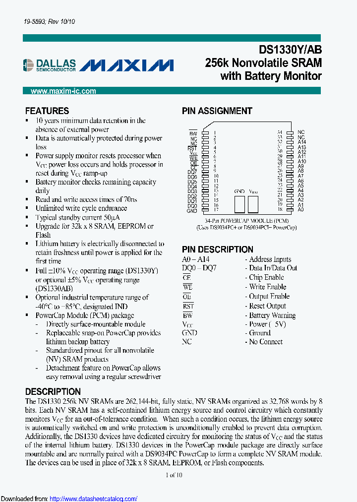 DS1330YL-70_8970404.PDF Datasheet