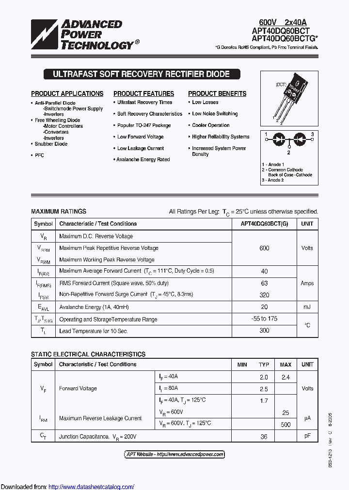 APT40DQ60BCTG_8970520.PDF Datasheet