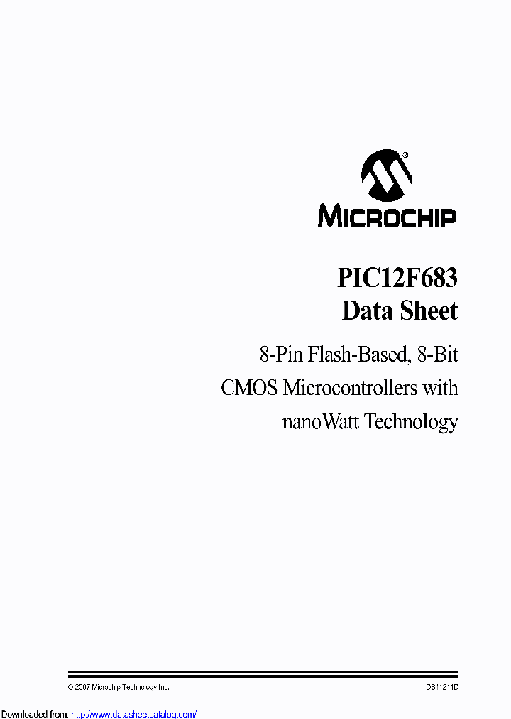 PIC12F683-ISNV01_8971565.PDF Datasheet