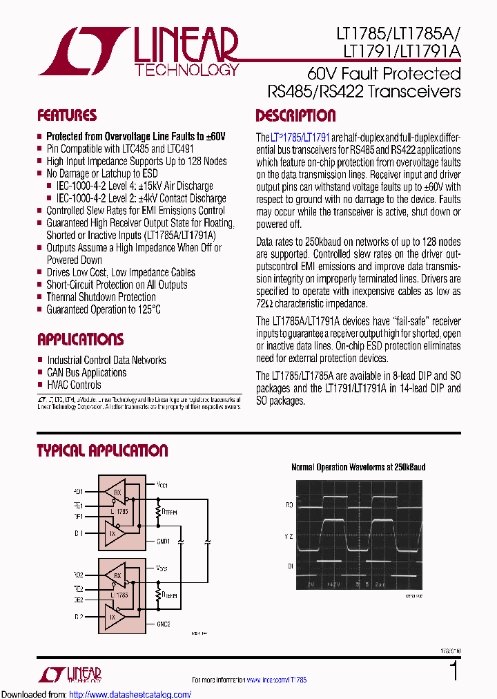 LT1785HN8PBF_8971720.PDF Datasheet
