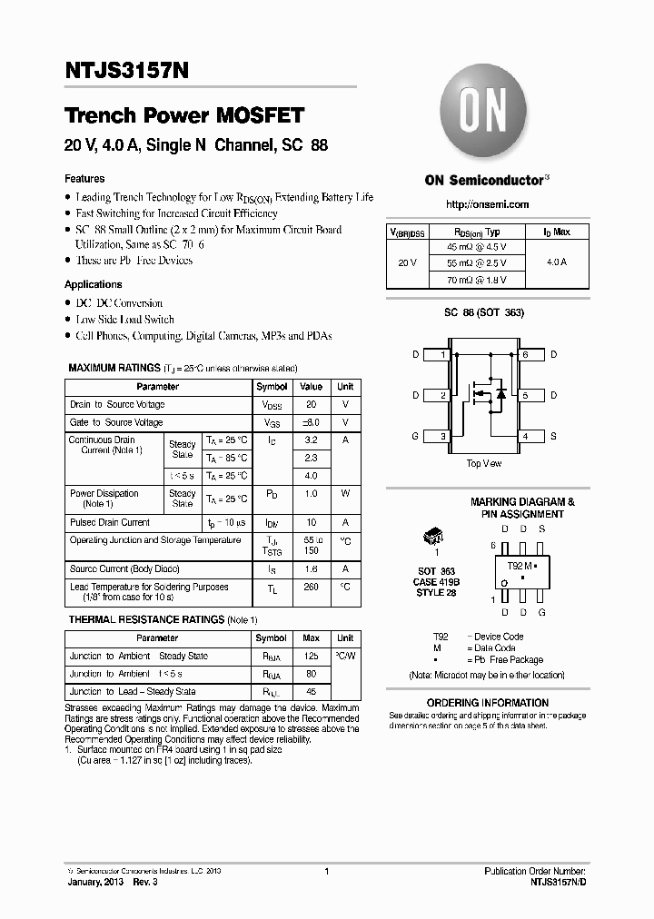 NTJS3157N_8971959.PDF Datasheet