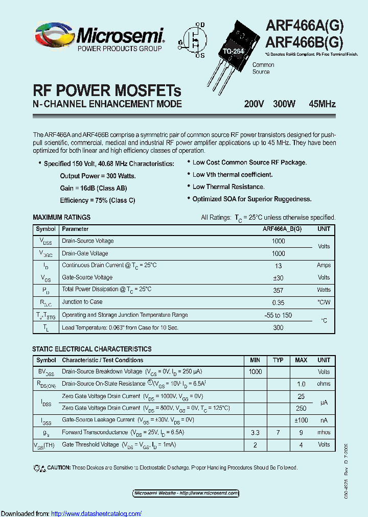 ARF466AG_8972028.PDF Datasheet