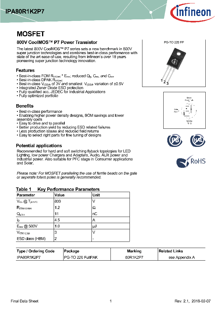 IPA80R1K2P7_8973104.PDF Datasheet