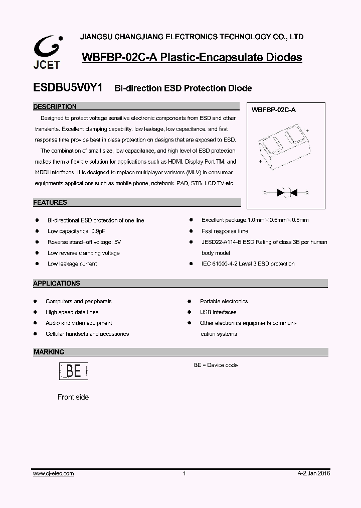 ESDBU5V0Y1_8973447.PDF Datasheet