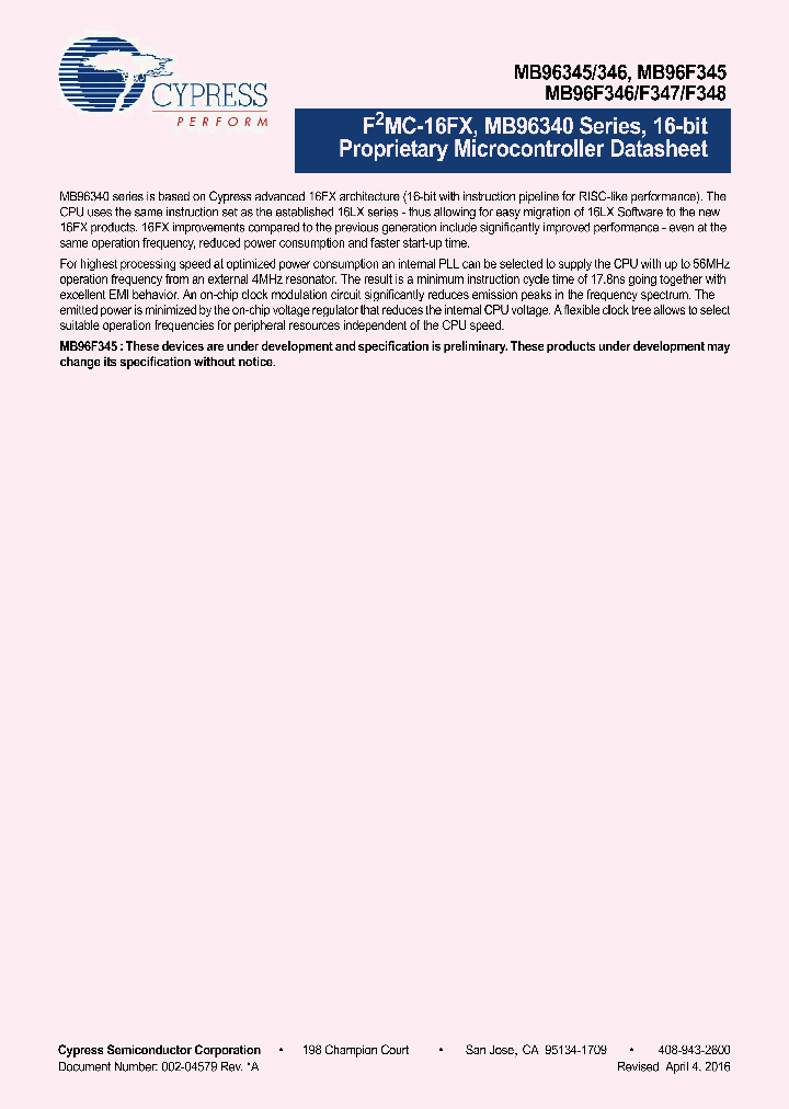 MB96345RSAPQC-GSE2_8973586.PDF Datasheet