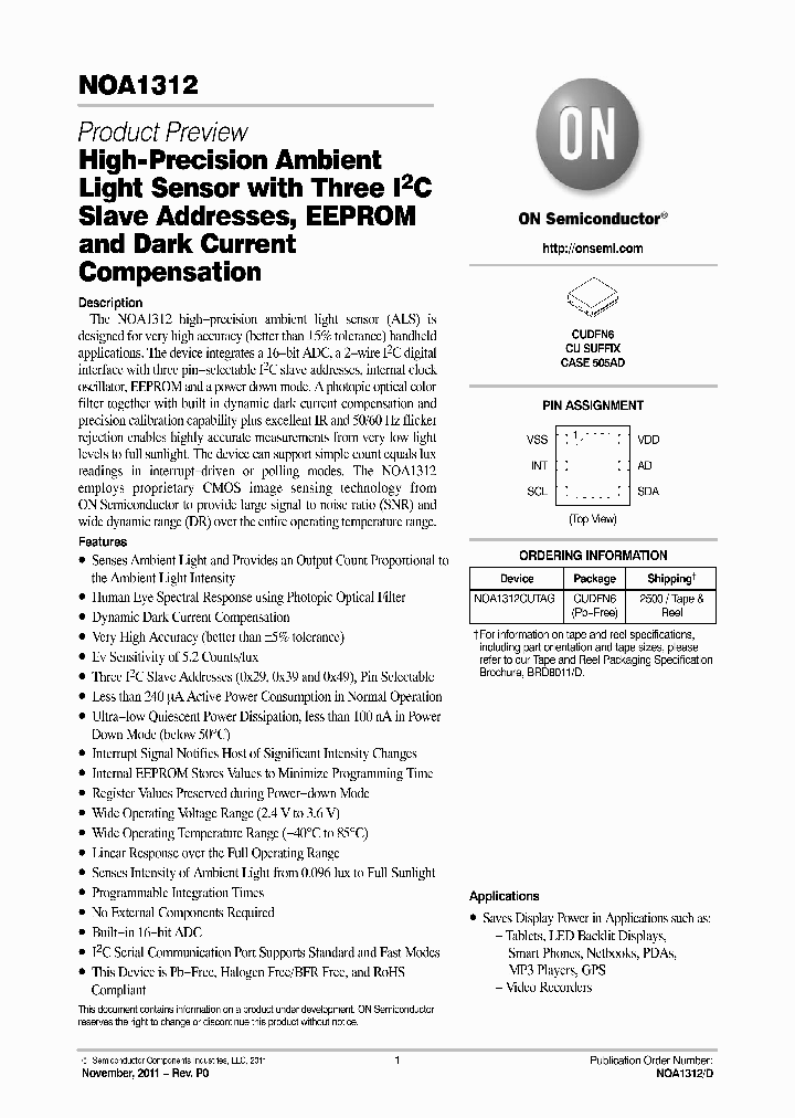 NOA1312CUTAG_8973311.PDF Datasheet
