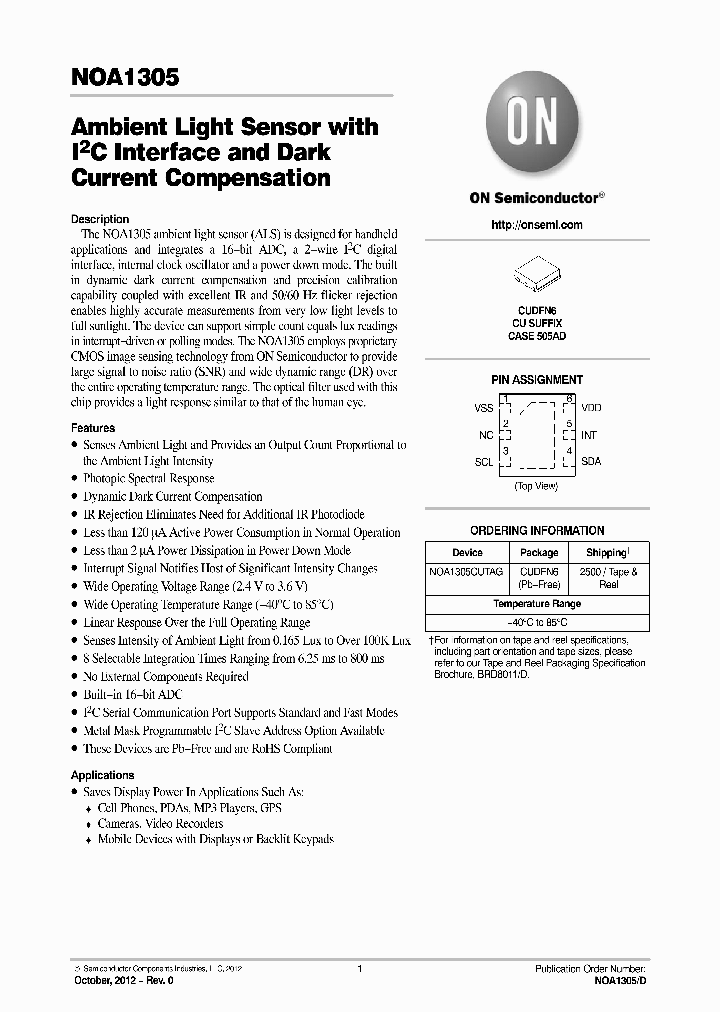 NOA1305CUTAG_8973309.PDF Datasheet