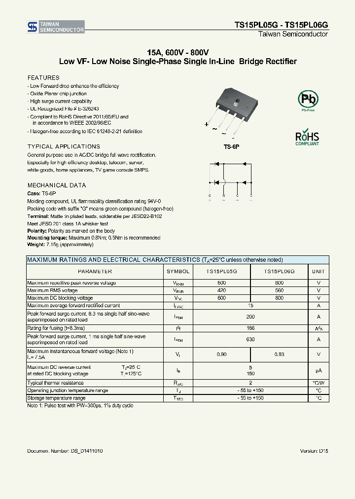 TS15PL06G_8973745.PDF Datasheet