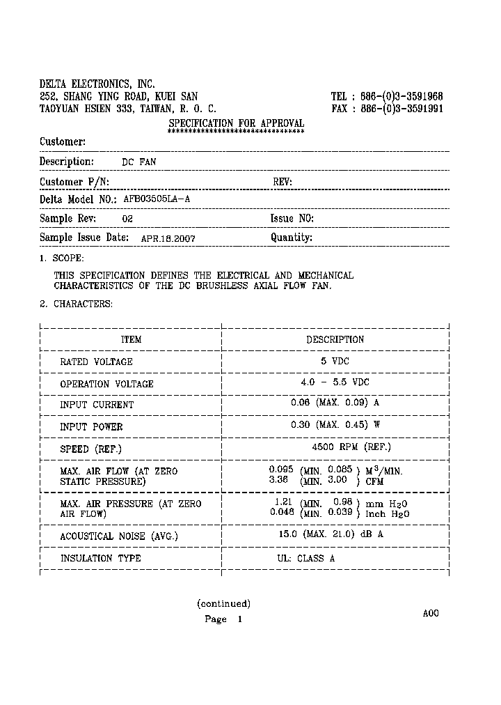 AFB03505LA-A_8974190.PDF Datasheet