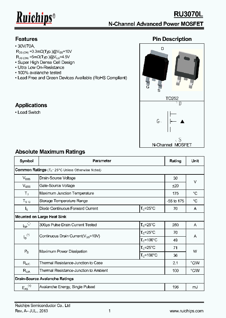 RU3070L_8974504.PDF Datasheet