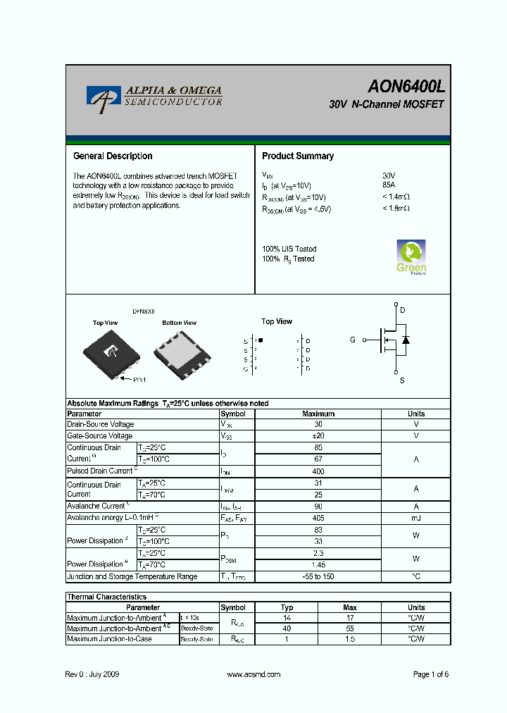 AON6400L_8974552.PDF Datasheet