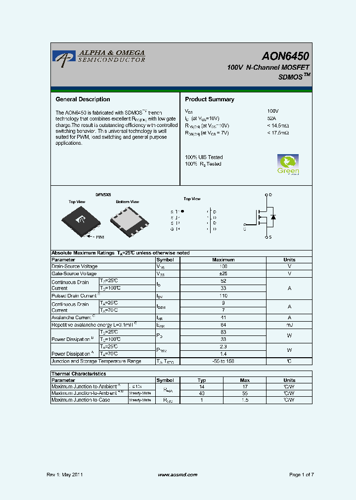 AON6450_8974563.PDF Datasheet