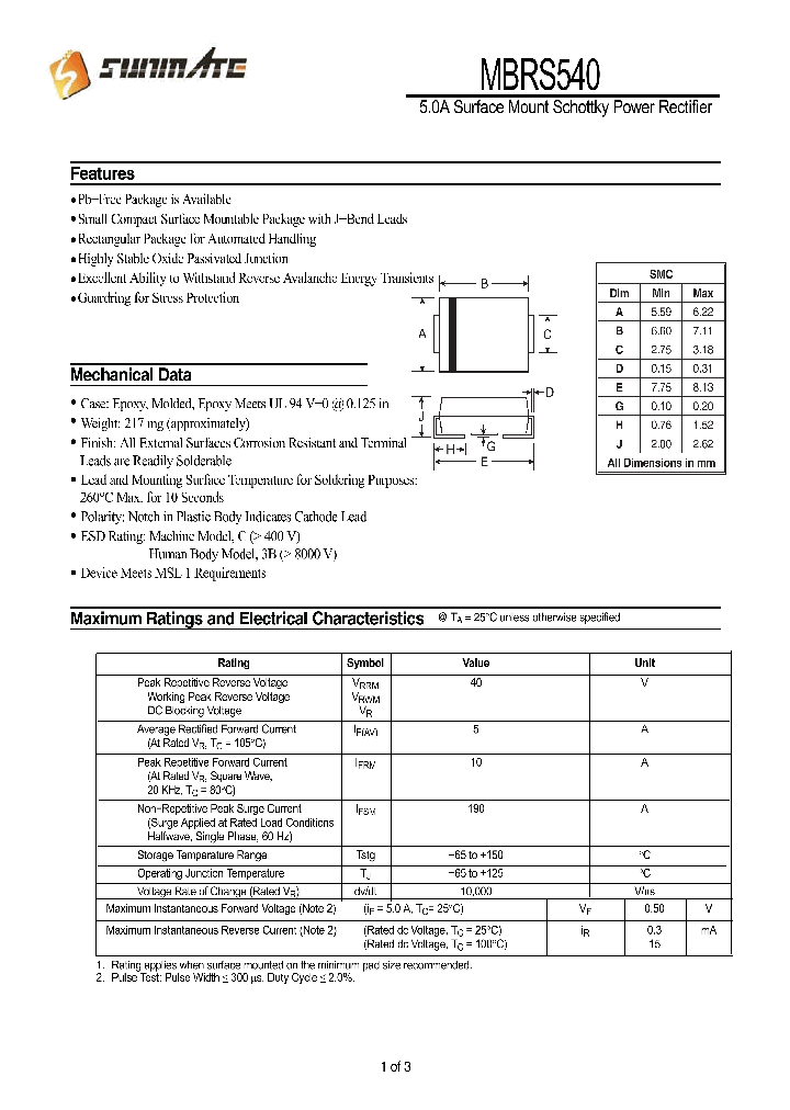 MBRS540_8975215.PDF Datasheet