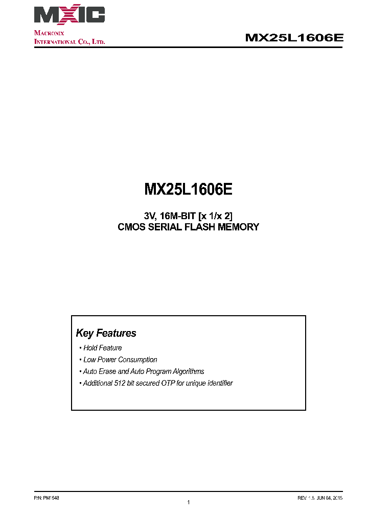 MX25L1606EM1I-12G_8975425.PDF Datasheet