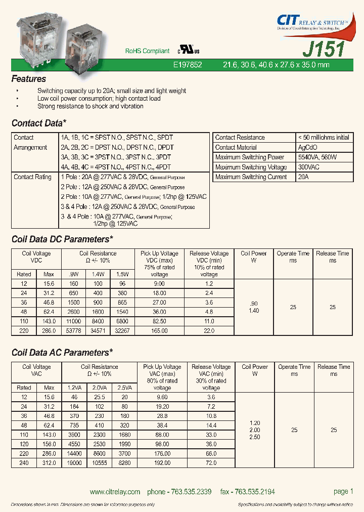 J1511AT240VAC9DGT_8975568.PDF Datasheet