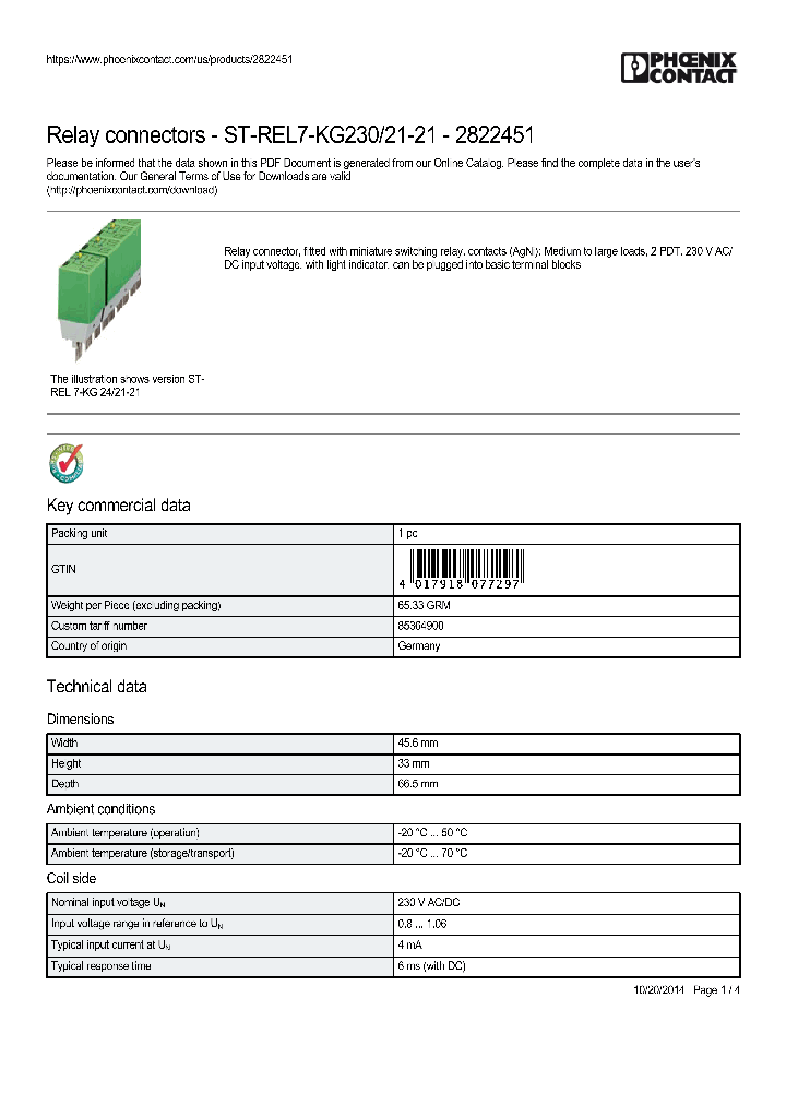ST-REL7-KG230_8975864.PDF Datasheet