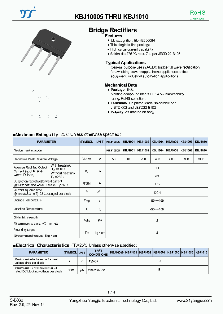 KBJ10005_8976226.PDF Datasheet