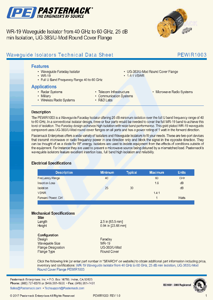 PEWIR1003_8976803.PDF Datasheet
