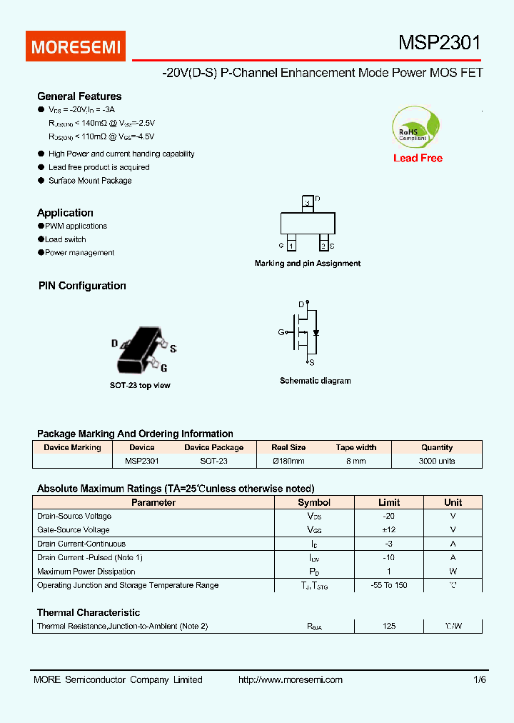 MSP2301_8976810.PDF Datasheet