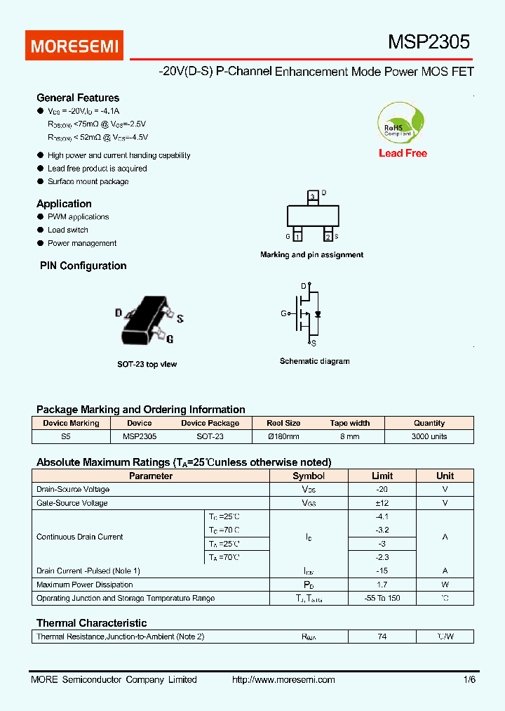 MSP2305_8976813.PDF Datasheet