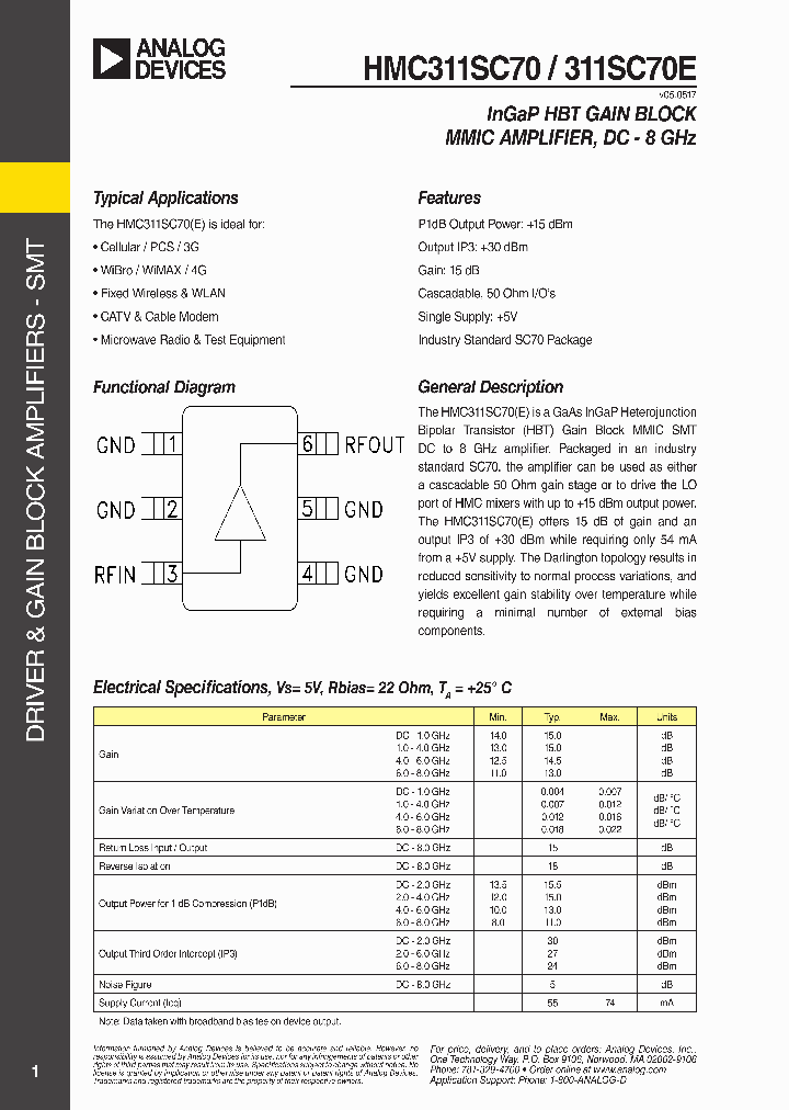 HMC311SC70_8977731.PDF Datasheet