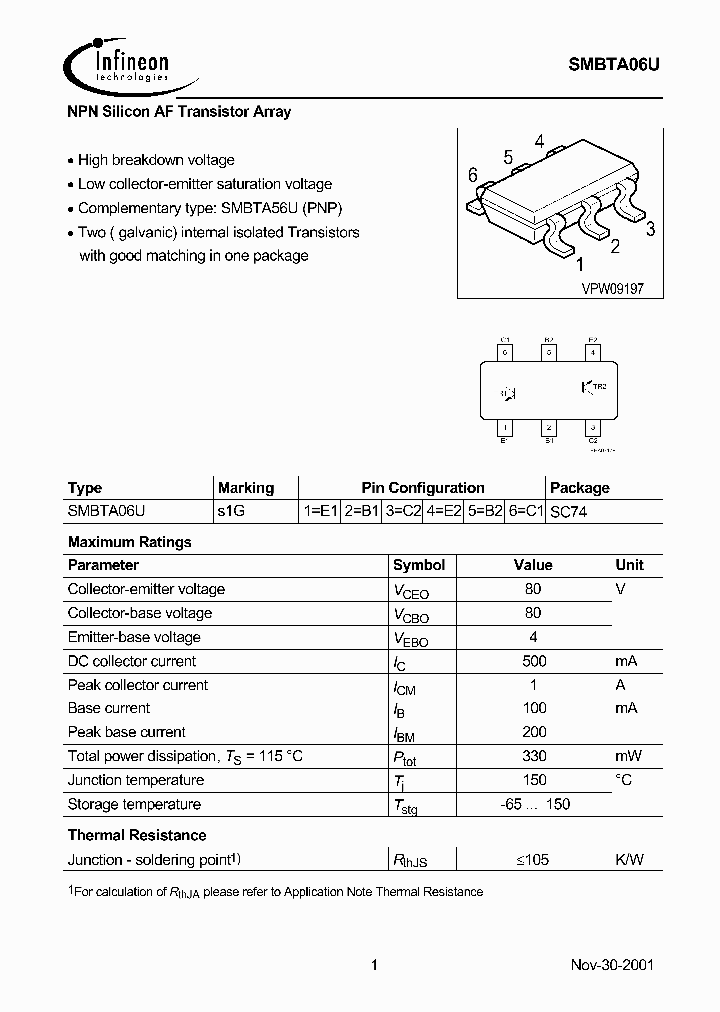 SMBTA06U_8977948.PDF Datasheet