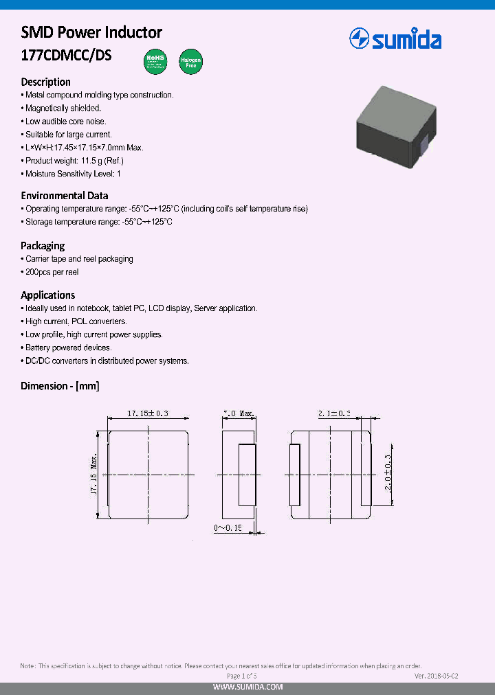 177CDMCCDS_8977988.PDF Datasheet