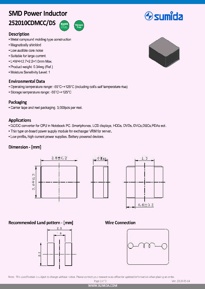 252010CDMCCDS_8978001.PDF Datasheet