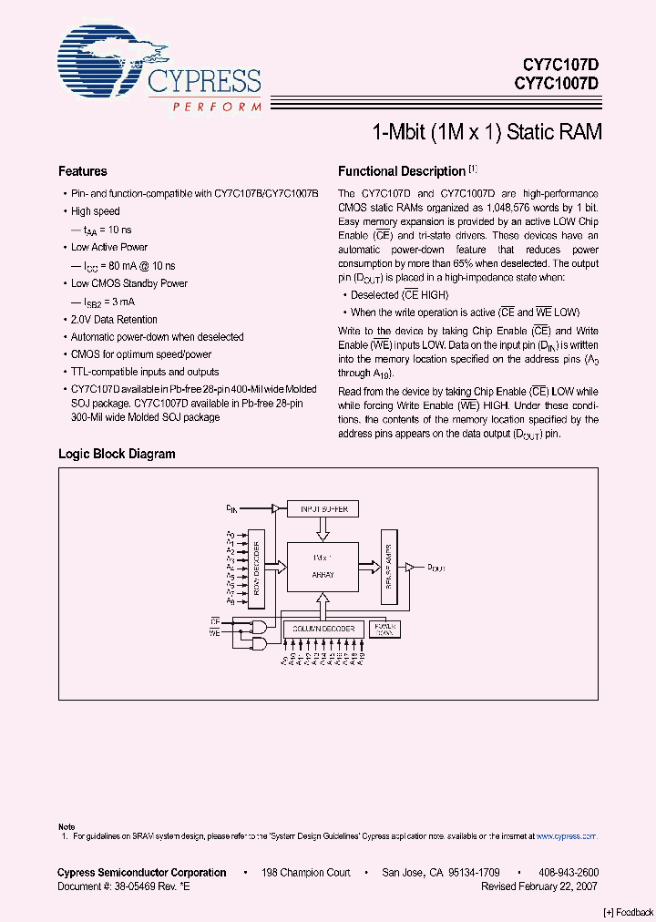 CY7C107D_8977727.PDF Datasheet