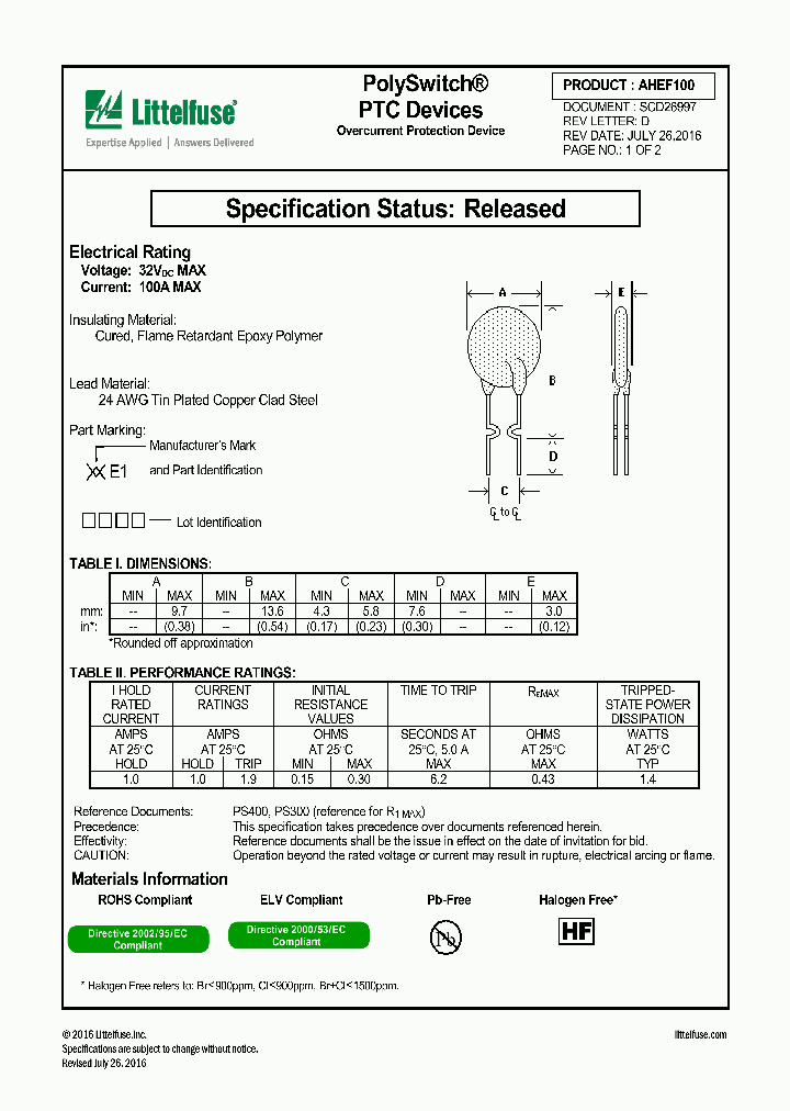 AHEF100_8978228.PDF Datasheet