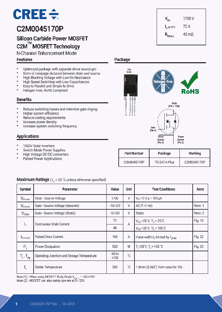 C2M0045170P_8978363.PDF Datasheet