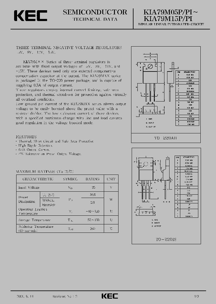 KIA79M05PI_8978465.PDF Datasheet