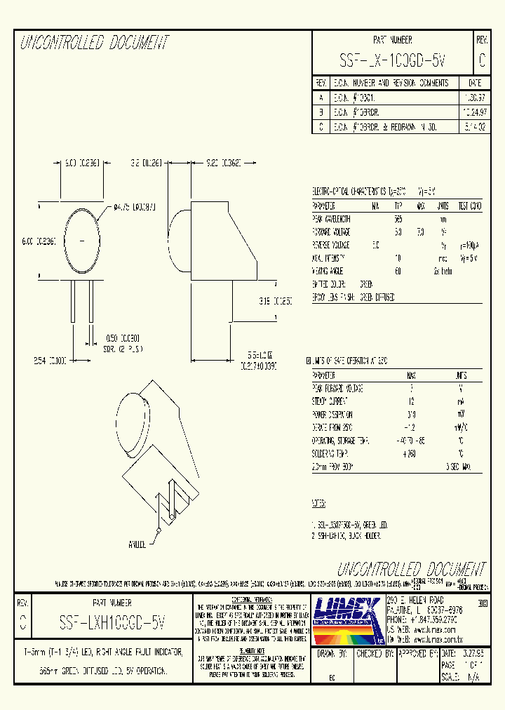 SSF-LXH100GD-5V_8978621.PDF Datasheet