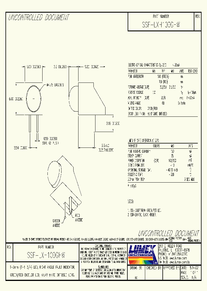 SSF-LXH100GHW_8978623.PDF Datasheet