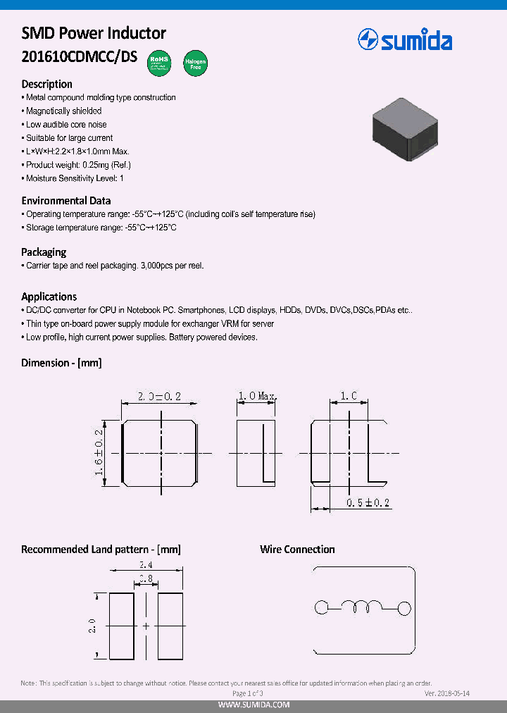 201610CDMCCDS_8977984.PDF Datasheet