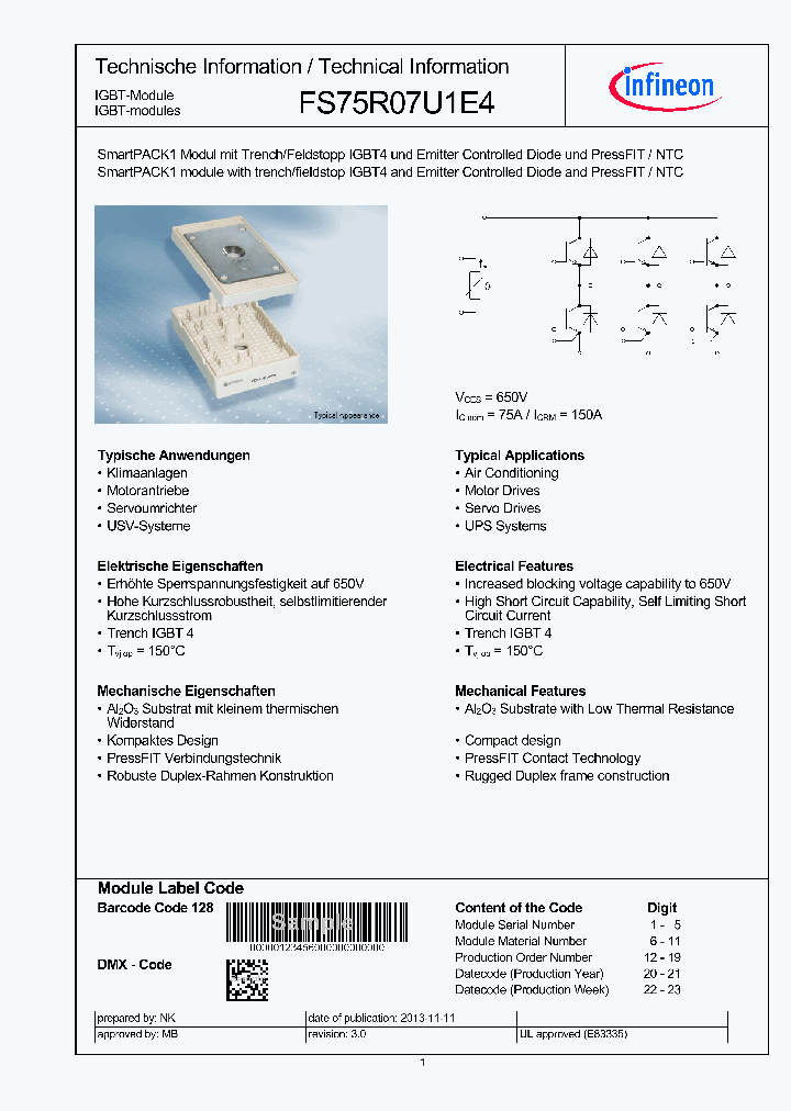 FS75R07U1E4_8977935.PDF Datasheet