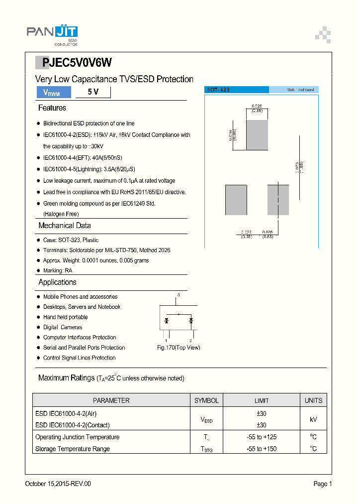 PJEC5V0V6W_8978986.PDF Datasheet