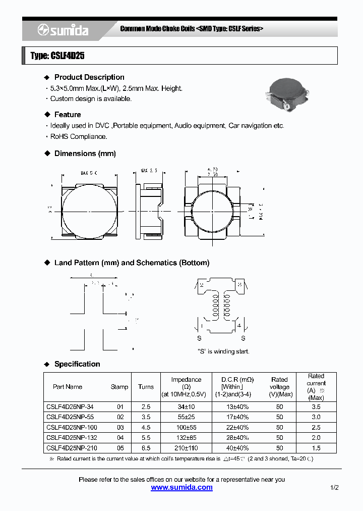 CSLF4D25NP-100_8979543.PDF Datasheet
