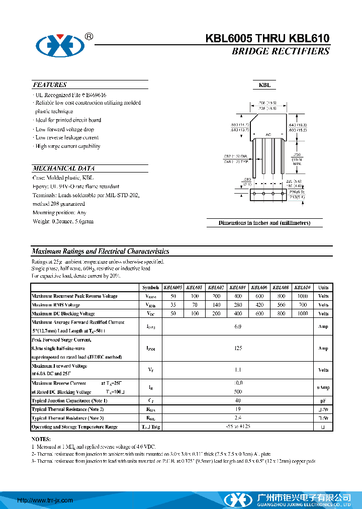 KBL6005_8979972.PDF Datasheet