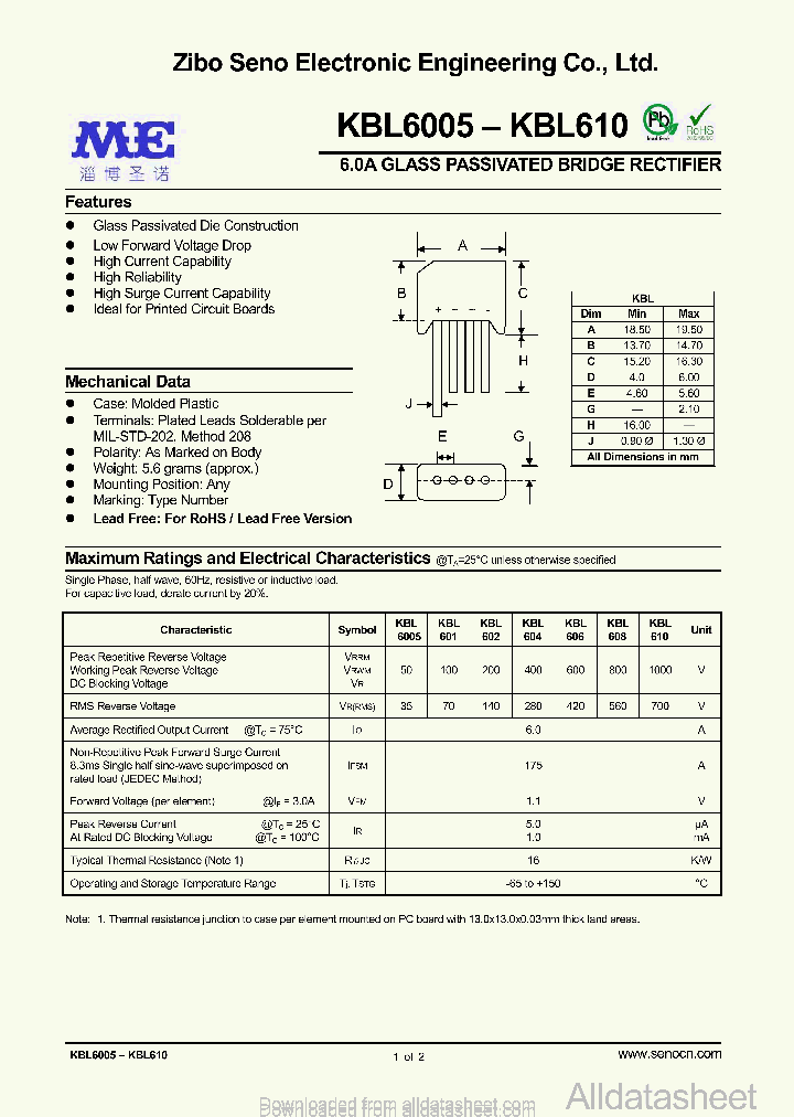 KBL6005_8979973.PDF Datasheet