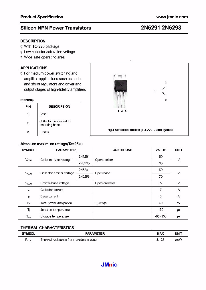 2N6291_8980204.PDF Datasheet