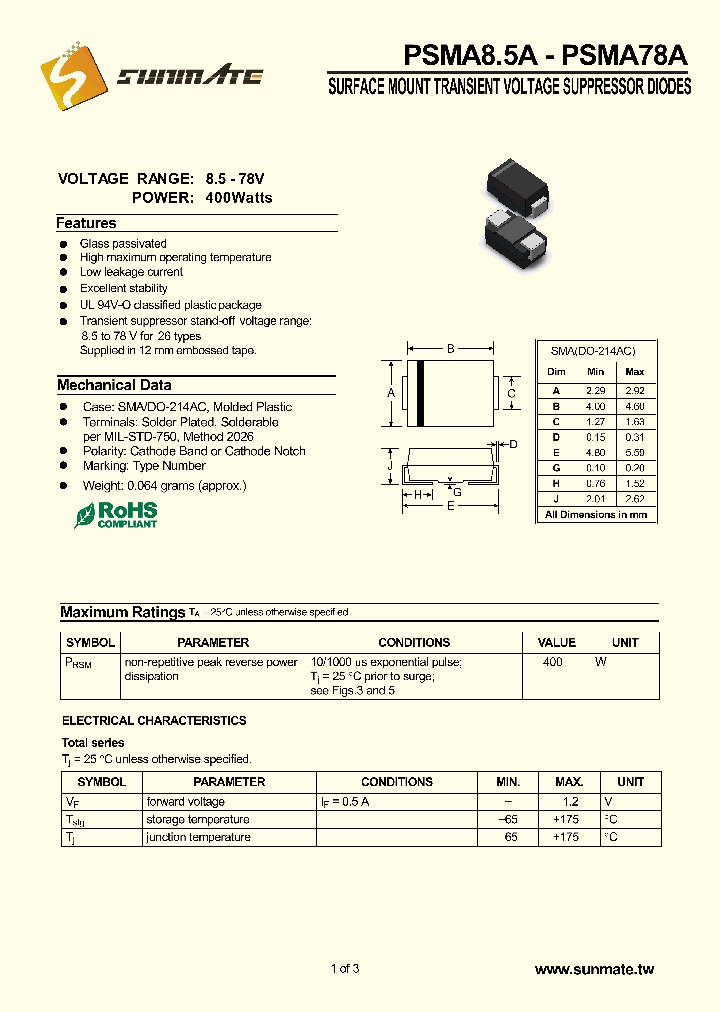 PSMA5940B_8980432.PDF Datasheet